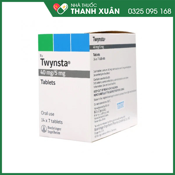 Twynsta 40/5mg trị tăng huyết áp